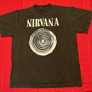 Nirvana Kurt Cobain faded sub pop fudge packn modern aop vintage 90s style shirt